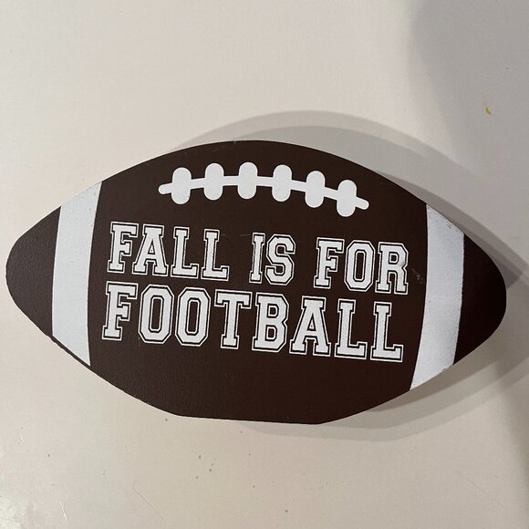 Football Decor (Great for a Table Centerpiece, Bookshelf or Mantle) (new) (ps/x) - Picture 1 of 6